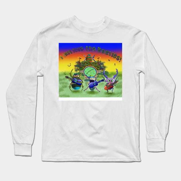 Beatles Long Sleeve T-Shirt by Animalsrstars